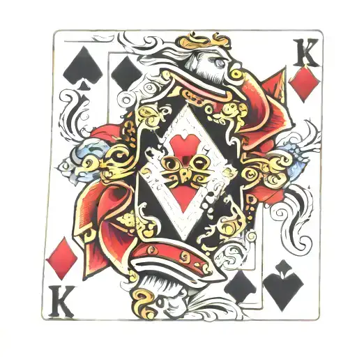 King Of Diamonds Playing Card
