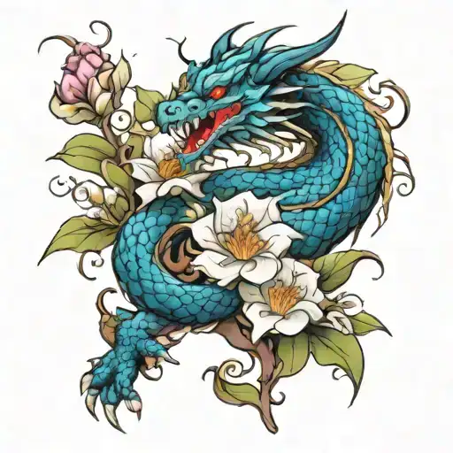 Dragon Flowers Blooming