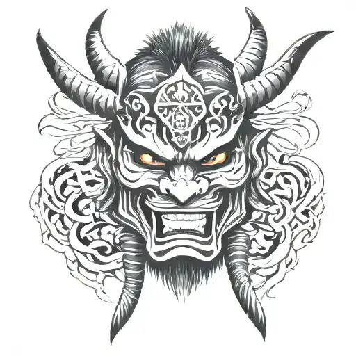 Samurai Demon Mask