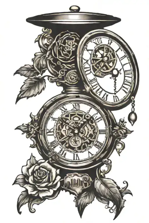 Old School Clock Inside