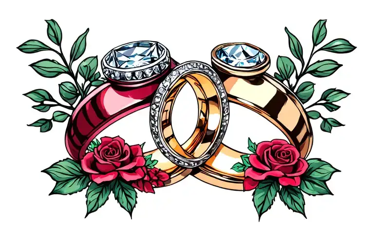 Date And Time Of Marriage Wedding Rings
