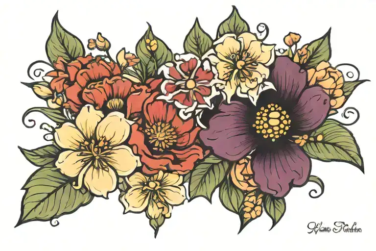 Birth Flowers Blooming