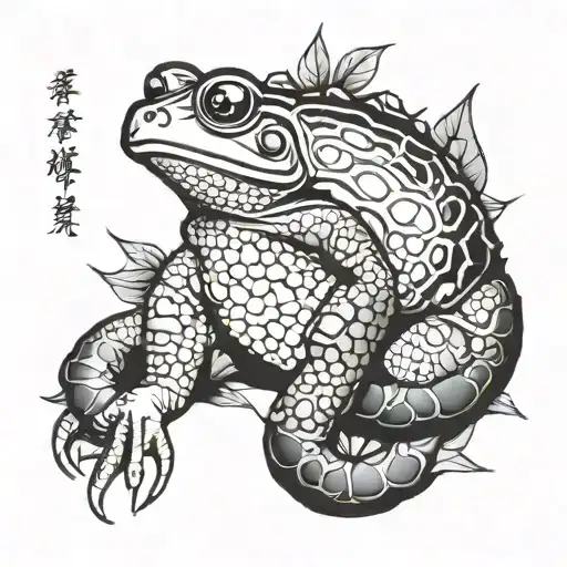 Create A Japanese-style Sleeve Tattoo With A Scolopendra Toad And A Maple Tree