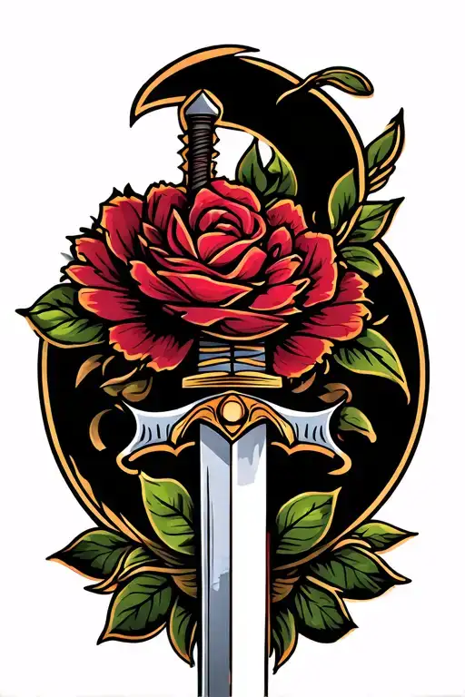 Punjabi Sword Tattoo Design
