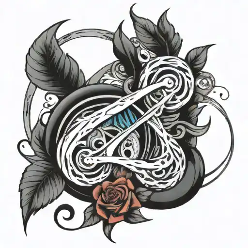 Miles And Infinity Symbol