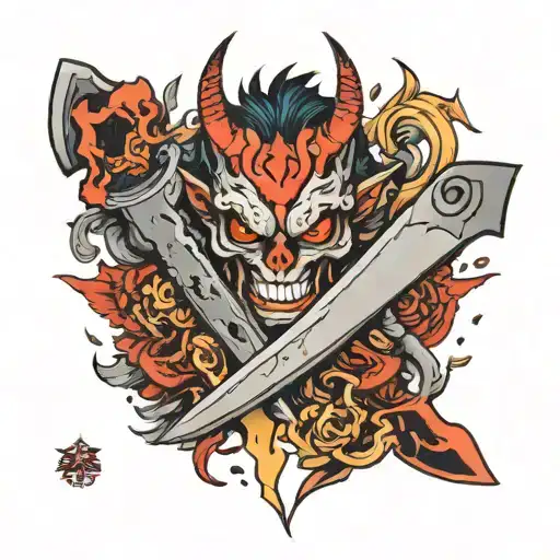 Anime Demon Cleaver Blade