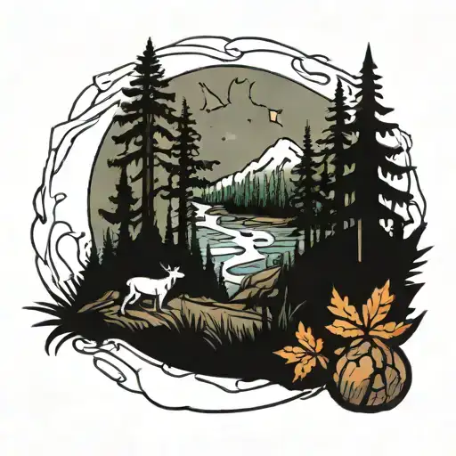 Backpacking Path Their Forest