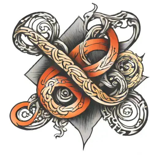 Infinity Symbol Intertwined