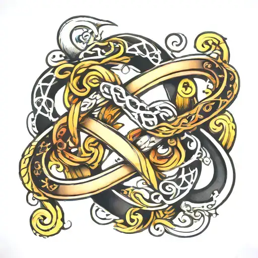 Infinity Symbol Intertwined