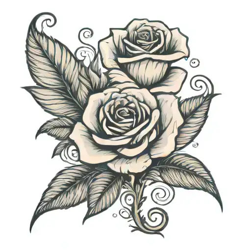 Rose And Intial F And E