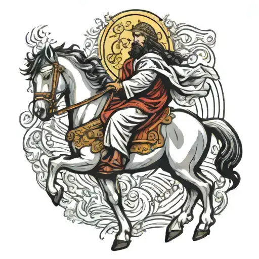 Jesus On White Horse