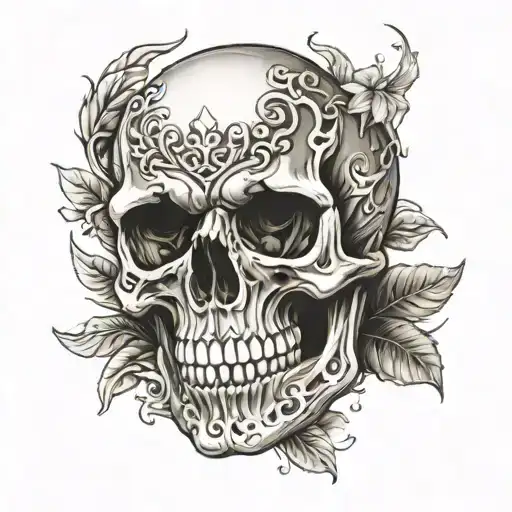 Skull Hyperrealistic Image
