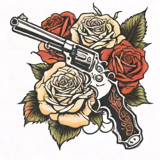 Rose With Gun