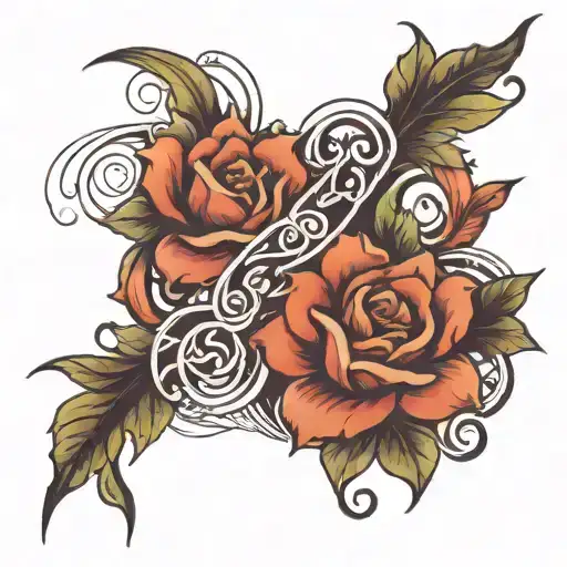 Poetry Music Flower Intertwined