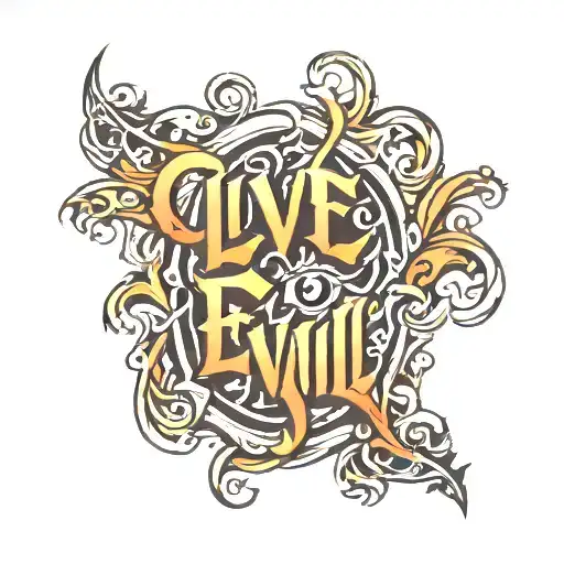 Ambigram Live Evil
