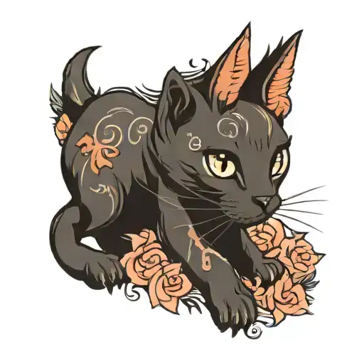 Cat With Name Of Tesario