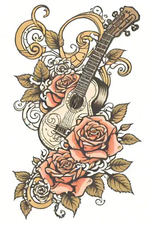 Music And Rose Wrapped