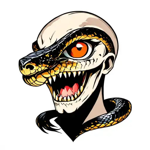 Human With Snake Eyes