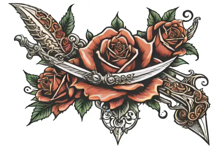 Makayla Roses Dagger Wrapped