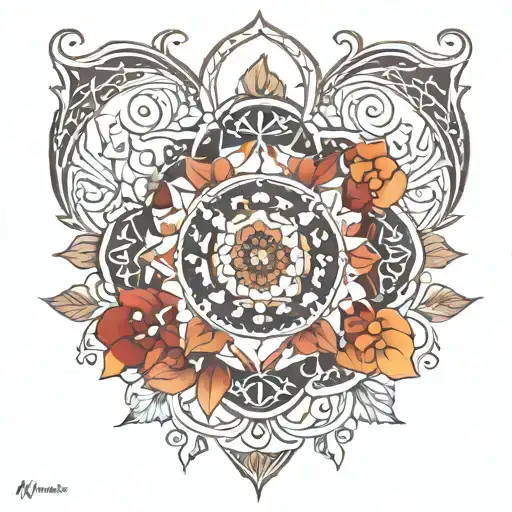 Ornimental Mandala Floral