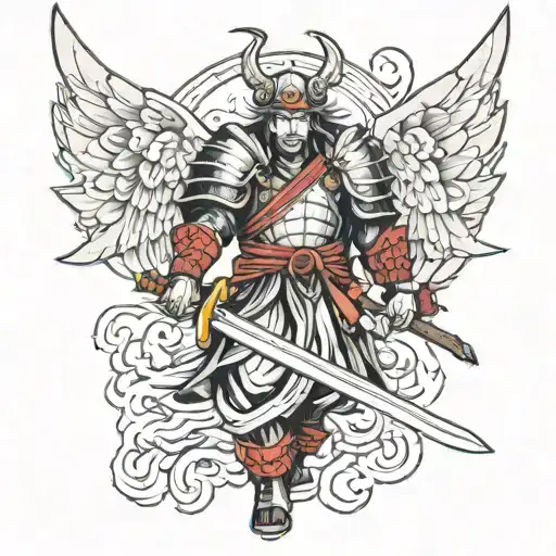 Angel Samurai Warrior