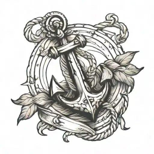 Anchor With Ribon