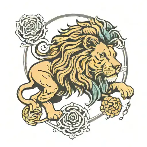 Lion On Forearm