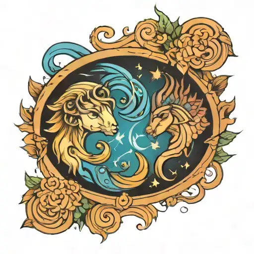 Aries Aquarius Virgo Symbols