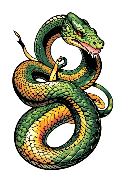 Snake Intertwined