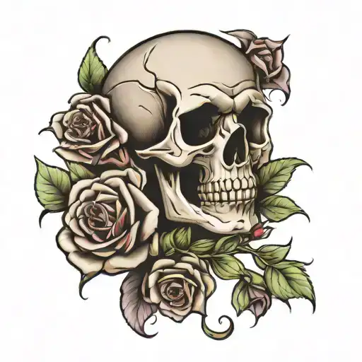 Skull And Roses