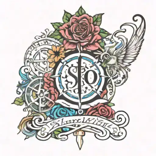 4 Names Shanelle Scott Skylar And Skylar Compass With S Being Connected To All