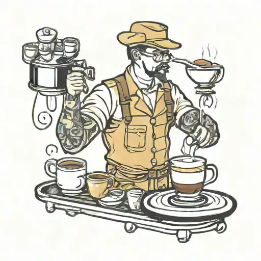 Barista Brewing Coffee