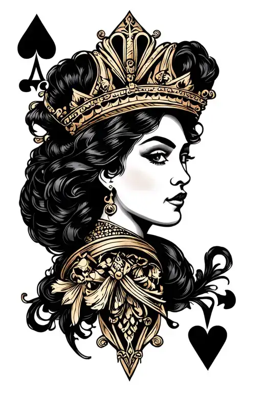 Queen Of Spades Symbol