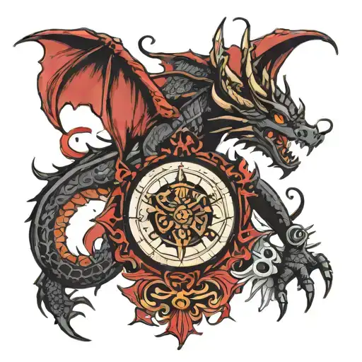 Dragon Compas Red
