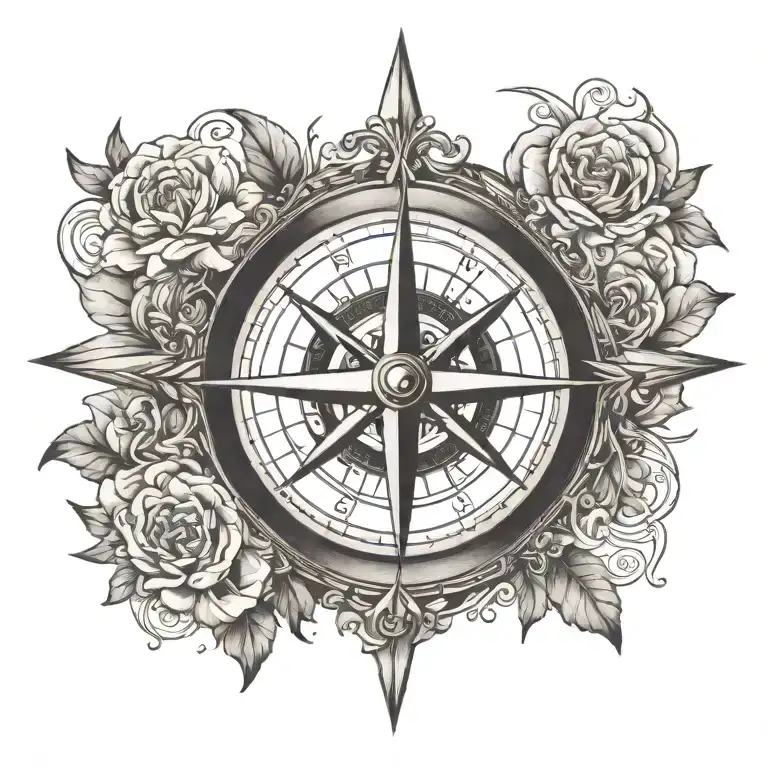 Compass Pointing South