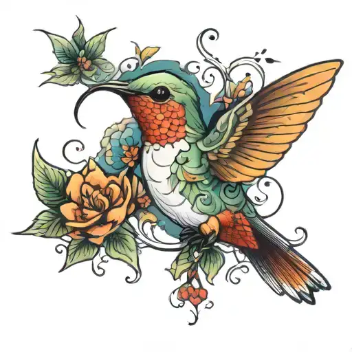 Hummingbird Surrounded