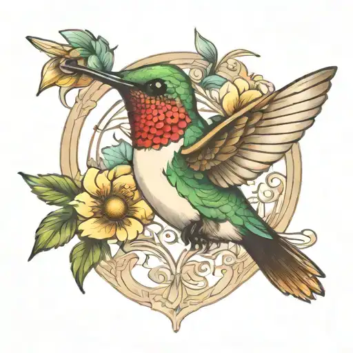 Hummingbird Surrounded