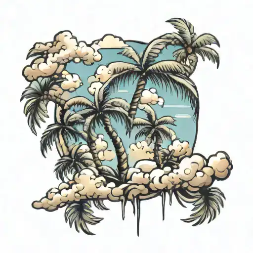 Palm Tree Clouds
