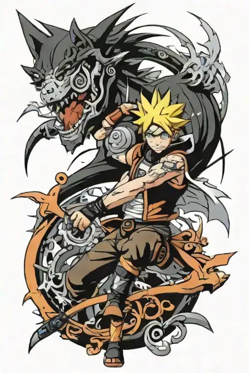 Naruto And Final Fantasy 7