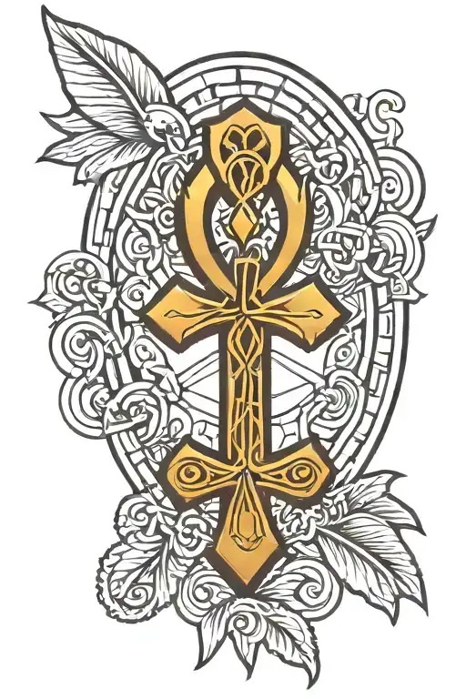 Ankh Symbol Made