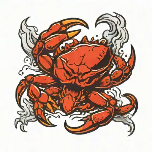 Crab Being Crushed Skull