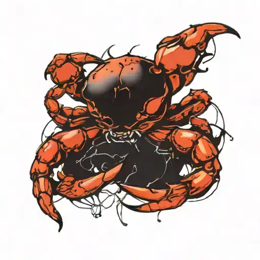 Crab Being Crushed Skull