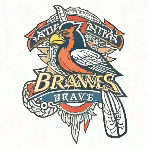 Atlanta Braves And Chicken Wing