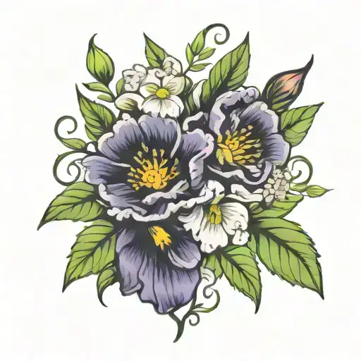 February And June Birth Flowers