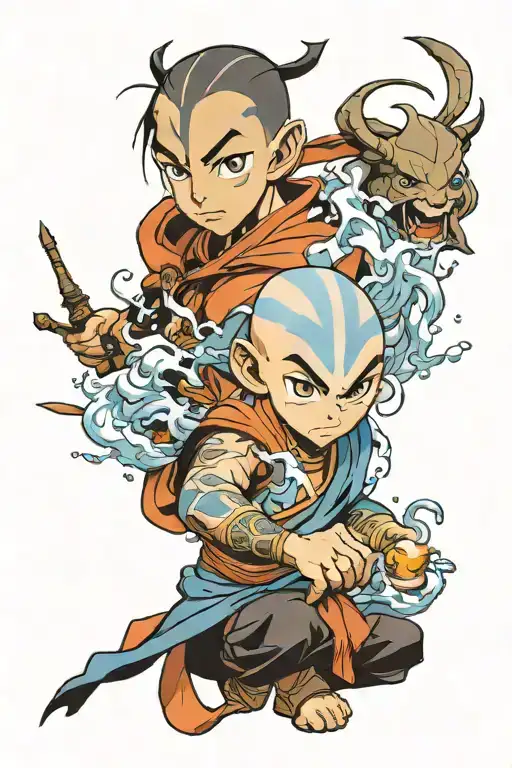 Avatar Legend Of Aang And Avatar The Way Of Water