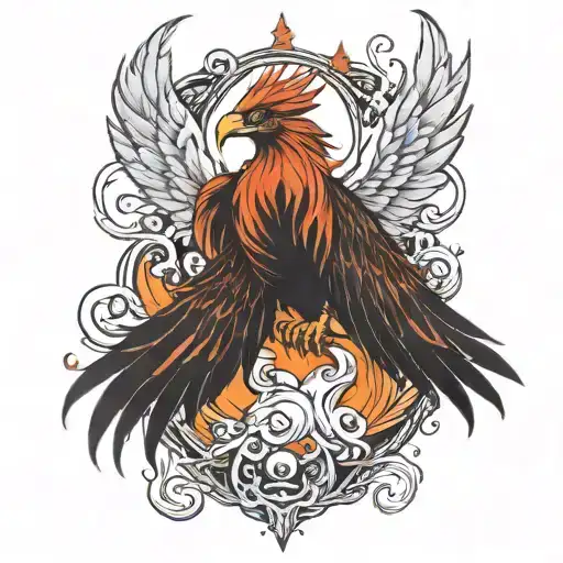 Phoenix Rising From The Ashes Of Dreams