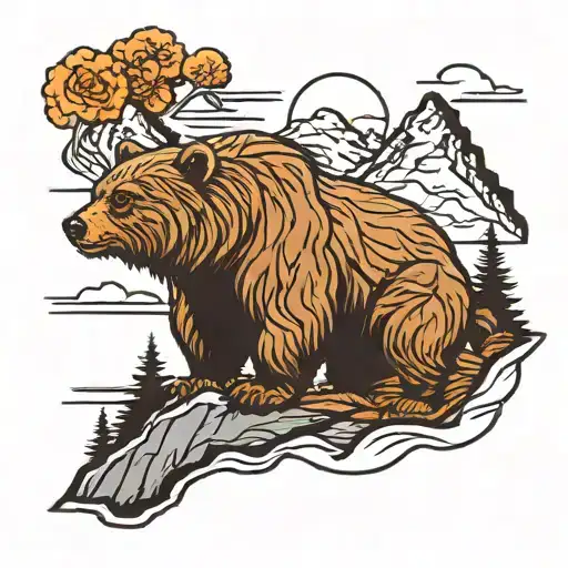Mountains In Bear