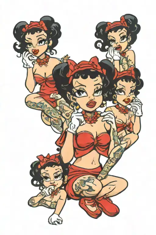Betty Boop Speak No Evil Hear No Evil See No Evil