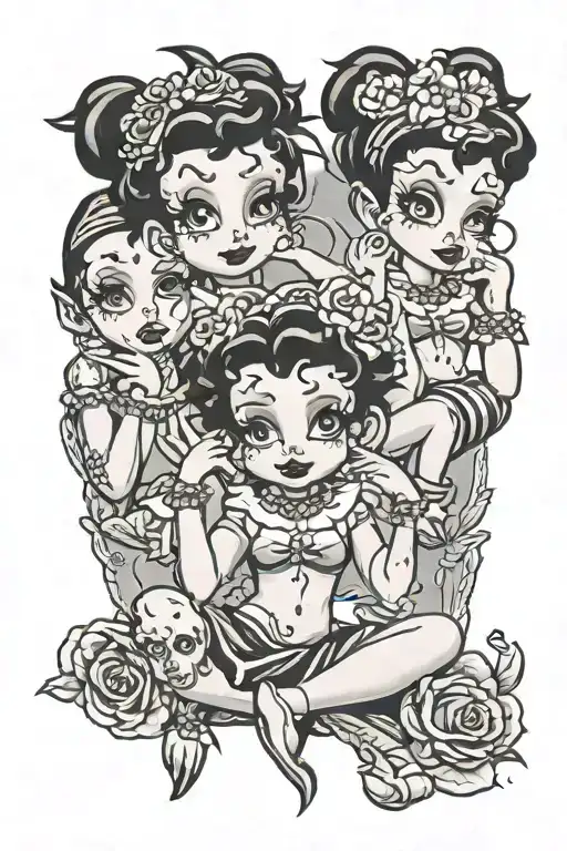 Betty Boop Speak No Evil Hear No Evil See No Evil