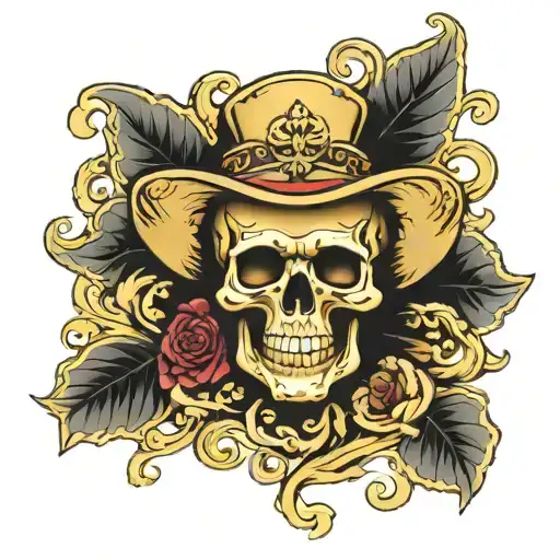 Gold Skull